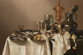 Willem Claesz. Heda, Stilleven met vergulde bokaal, 1635, Rijksmuseum Amsterdam