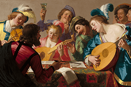 Gerard van Honthorst, Musicerend gezelschap (Concert), 1623 Washington, D.C., National Gallery of Art