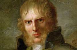 Gerhard von Kügelgen, Portret van Caspar David Friedrich (detail), 1806-1809, Hamburg, Kunsthalle