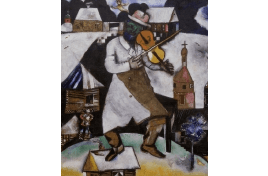 Marc Chagall, Le violoniste, 1912-1913, Stedelijk Museum Amsterdam © Marc Chagall, c/o Pictoright Amsterdam