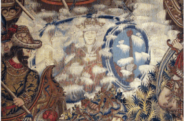 Tapisserie serie, vervaardigd in Tournai, 1460, het leven van Alexander de Grote