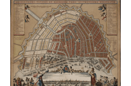 Grachtengordel Amsterdam ca. 1662. Bron: Stadsarchief Amsterdam