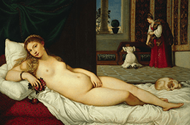 Tiziano Vecelli, De Venus van Urbino, 1538, Uffizi, Florence