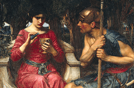 John William Waterhouse, Jason en Medea, 1907, olieverf op doek, particuliere collectie