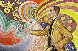 Paul Signac, Portret van Félix Fénéon,  Opus 217, 1890, olie op doek, 73x92, Museum of Modern Art, New York.