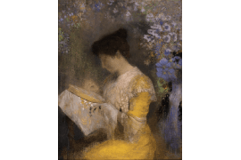 Odilon Redon, Madame Arthur Fontaine, 1901, Metropolitan Museum of Art, New York (schilderij gemaakt met pastelkrijt)