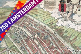 Cornelis Anthonisz, Kaart van Amsterdam, 1544. Rijksmuseum Amsterdam