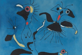 Joan Miró, Vogel en insecten, 1938. Albertina, Wenen. c/o Pictoright Amsterdam 2024.