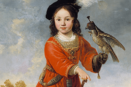 Jacob Gerritsz Cuyp, Portret van Michiel Pompe van Slingelandt als valkenier, 1649, Dordrechts Museum