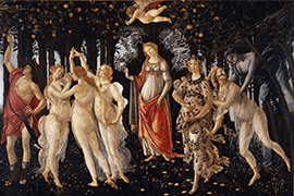 Sandro Botticelli, Primavera, 1482, Museo degli Uffizi, Florence.