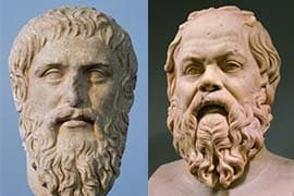 Plato en Socrates
