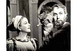Beatrice and Benedick in Much ado about nothing, 1949