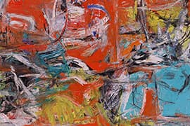 Willem de Kooning, Composition, 1955. © The Willem de Kooning Foundation, original title, year creation c/o Pictoright Amsterdam 2025.