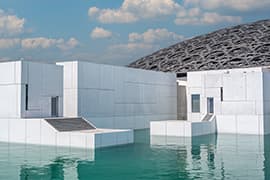 Jean Nouvel, Louvre Abu Dhabi, 2017. Beeld via Shutterstock. CeltStudio