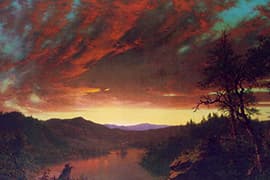 Church, 1860. Twilight in the wilderness