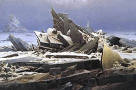 Caspar David Friedrich, 1824. Das Eismeer