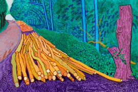 David Hockney, Winter Timber, 2009.