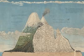 Alexander von Humboldt, Essai sur la géographie des plantes, 1807. Zentralbibliothek Zürich, Zurich.