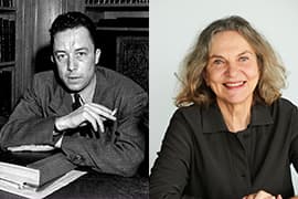 L: Albert Camus/R: Jacqueline Duurland