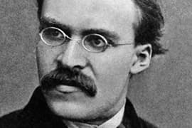 Friedrich Nietzsche, rond 1875.