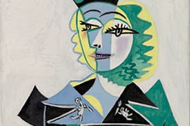 Portret van Nusch Eluard, door Pablo Picasso, 1937