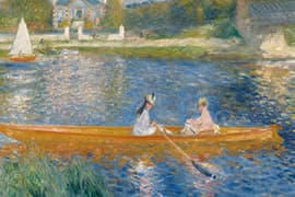 Auguste Renoir (1841-1919),
— La Yole, 1875. The National Gallery, Londen