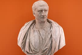 Marcus Tullius Cicero, eerste helft van de 1ste eeuw AD. Capitoline Museum, Rome.
