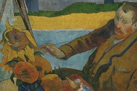 Paul Gauguin, De schilder van zonnebloemen (detail), 1888. Van Gogh Museum, Amsterdam.