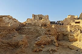 Tempel van Ammon-Zeus, o.a. Croesus maar ook Alexander de Grote heeft hier het orakel geraadpleegd