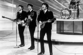The Beatles bij de Ed Sullivan show, 9 februari 1964.