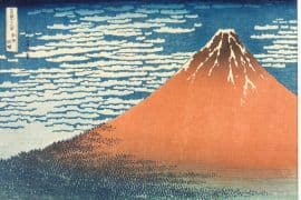 Fine Wind, Clear Morning (凱風快晴), from Hokusai’s Thirty-Six Views of Mount Fuji.