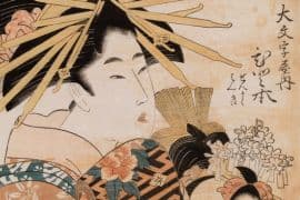 The Courtesan Osome of Tozawa-ya, uit de serie Seven Drawings for Genji Paintings') Kitagawa Utamaro (1754-1806)