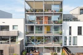 Het Three-Generation House in  in de wijk Buiksloterham in Amsterdam-Noord, ontworpen door BETA office for architecture and the city.