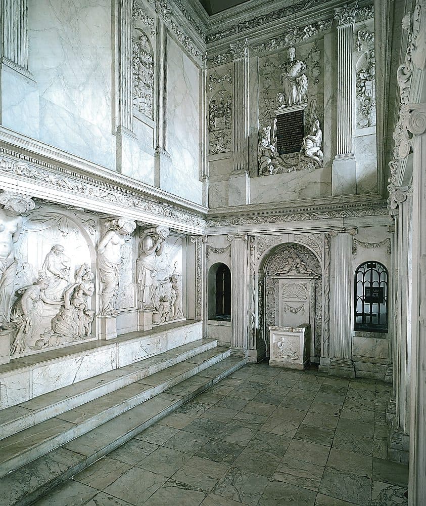De Vierschaar in het Paleis op de Dam in Amsterdam