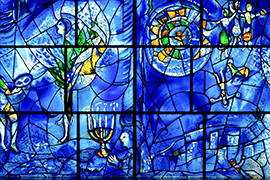 Marc Chagall, America Windows, 1975-1977, The Art Institute of Chicago