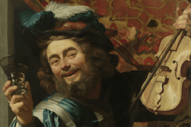 Gerard van Honthorst, De lachende vioolspeler (detail), 1623, Rijksmuseum, Amsterdam