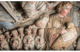 Mateo, detail Pórtico de la Gloria