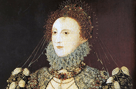 Koningin Elizabeth I, Nicholas Hilliard, 17e eeuw, olieverf op paneel.