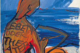 Charlotte Salomon, Gouache uit Leven? of Theater?, 1940-1942 © Stichting Charlotte Salomon