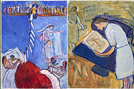Charlotte Salomon, Gouaches uit Leven? of Theater?, 1940-1942 © Stichting Charlotte Salomon