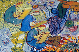 Charlotte Salomon, Gouache uit Leven? of Theater?, 1940-1942 © Stichting Charlotte Salomon