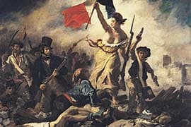 Eugène Delacroix, De Vrijheid leidt het volk, 1830, Louvre, Parijs