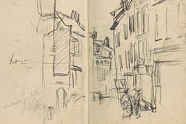 Beritner, Schetsboek van Amsterdam, z.j. Teylers Museum, Haarlem.