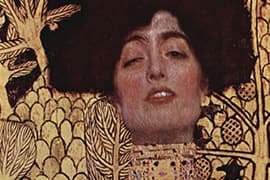 Gustav Klimt, Judith I (detail), Museum Belvedere, Wenen