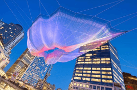 Jeanet Echelman, 'Skies Painted with Unnumbered Sparks', Vancouver, Canada, 2014
