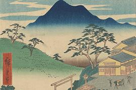 tagawa Hiroshige, Edo, zevende maand 1855, Van Gogh Museum, Amsterdam