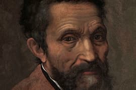 Daniele da Volterra, portret van Michelangelo.