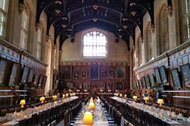 Dining Hall, Christ Church college, Oxford.