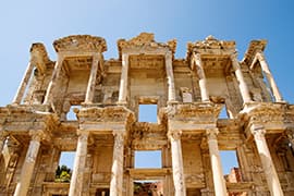 Bibliotheek van Celsus in Efeze, Turkije