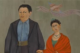 Frida Kahlo, Frieda and Diego Rivera, 1913. San Francisco Museum of Modern Art, California.